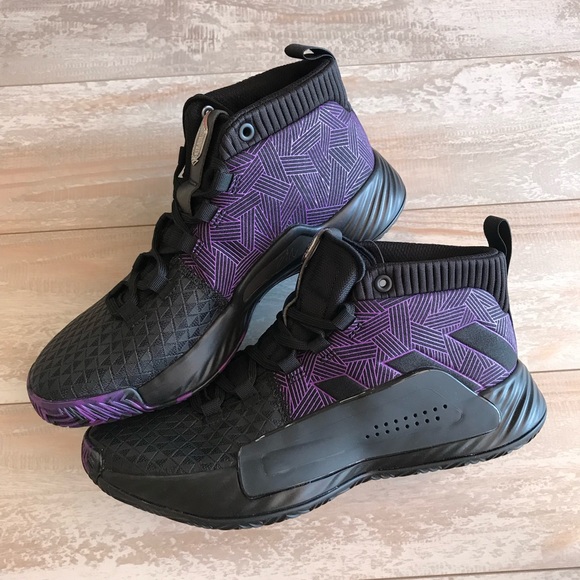 NWT Adidas Dame 5 Marvel “ Black Panther” Shoes - Picture 6 of 7